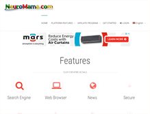 Tablet Screenshot of neuromama.com